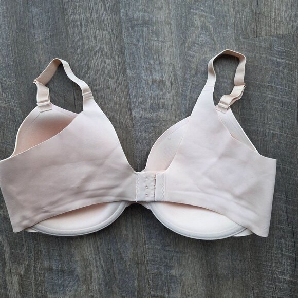 Soma Vanishing 360 Perfect Coverage Bra 38DD Beige Nylon/Spandex - Picture 3 of 4